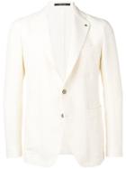 Tagliatore Tailored Fit Blazer - White