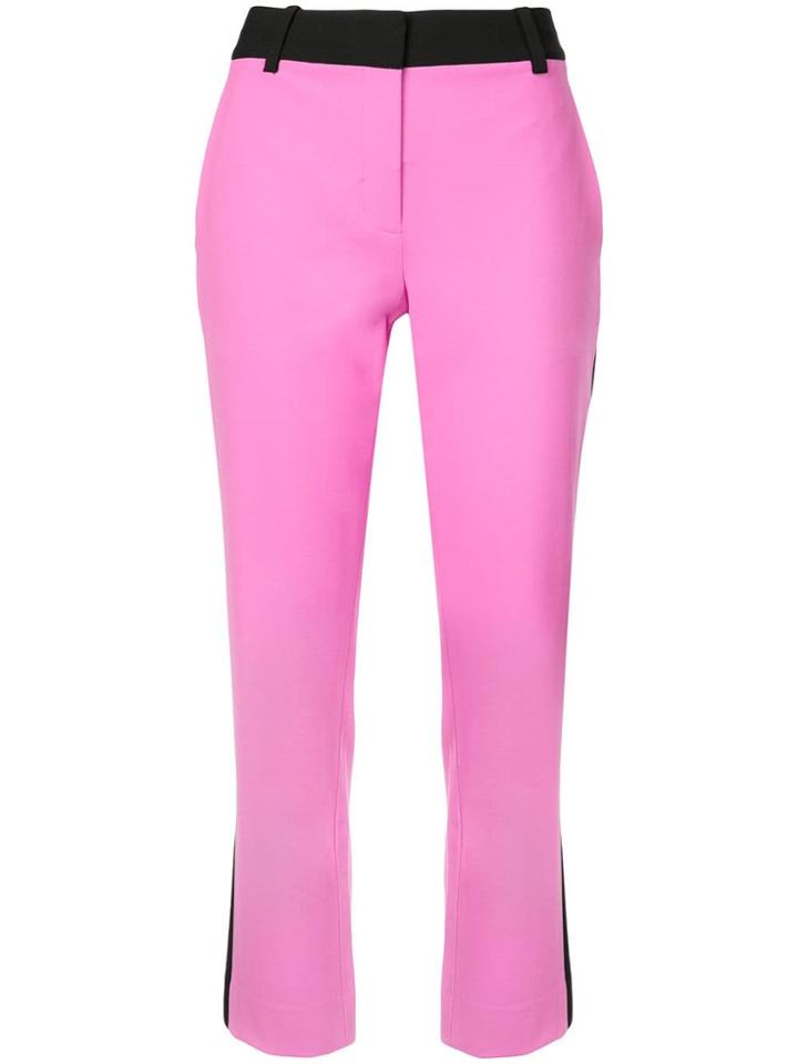Dvf Diane Von Furstenberg Contrast Tailored Trousers - Pink