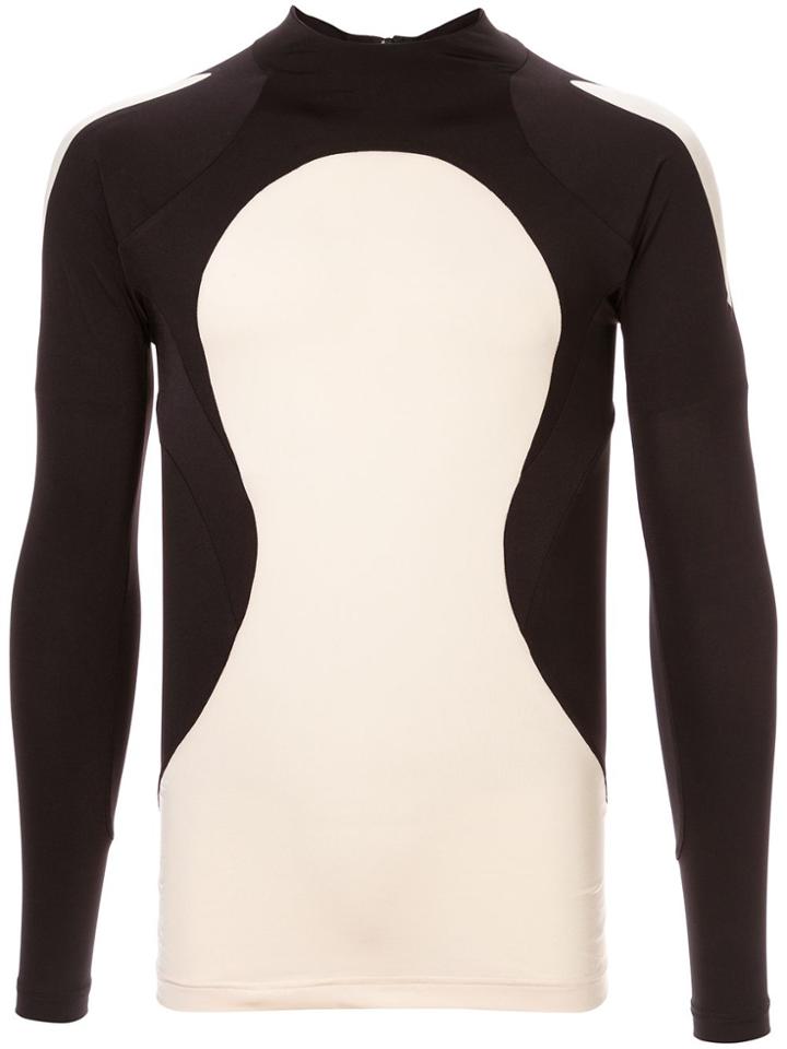 Sankuanz Coluor-block Sweatshirt - Black