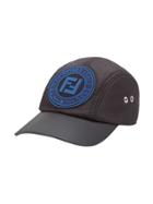 Fendi Logo Patch Baseball Cap - Black