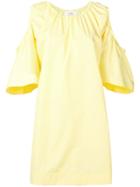 Ports 1961 Flared Dress With Shoulder Cut-outs - Yellow