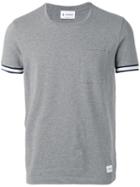 Dondup - Chest Pocket T-shirt - Men - Cotton/spandex/elastane - M, Grey, Cotton/spandex/elastane