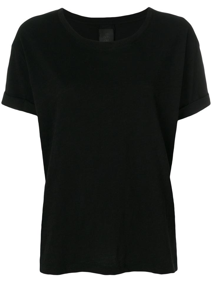 Thom Krom Rolled Sleeve T-shirt - Black