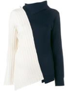 Jacquemus Asymmetric Knit With Rear Ties, Women's, Size: 36, Blue, Wool