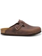 Birkenstock Boston Mule Sandals - Brown