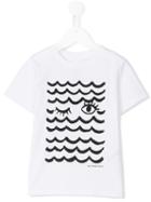 Burberry Kids Print T-shirt, Girl's, Size: 10 Yrs, White