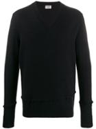 Covert Distressed Wool Sweater - Black