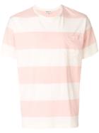 Ymc Striped Style T-shirt - Pink & Purple