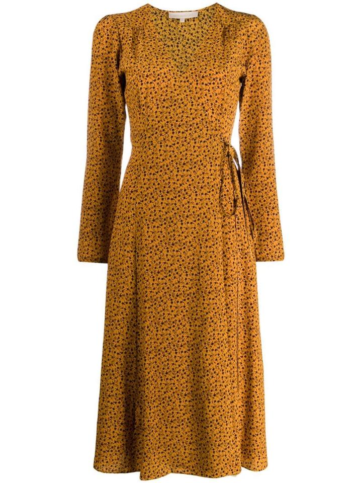 Vanessa Bruno Floral Wrap Dress - Brown