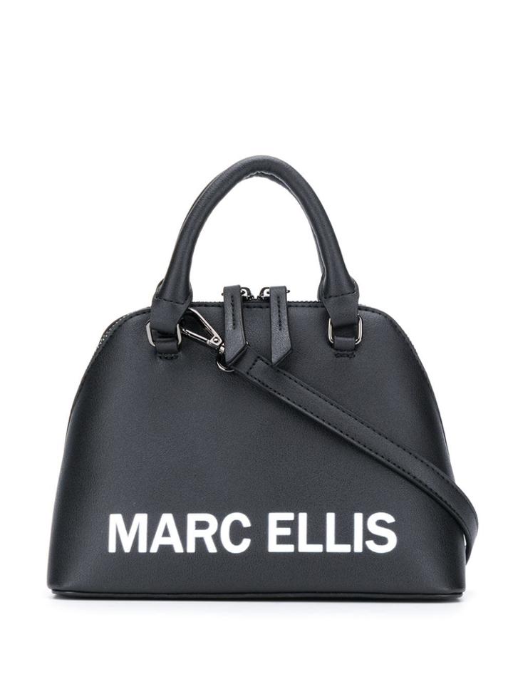 Marc Ellis Printed Logo Tote Bag - Black