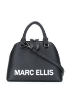 Marc Ellis Printed Logo Tote Bag - Black