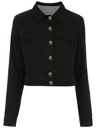 À La Garçonne 5 Pockets Denim Jacket - Black