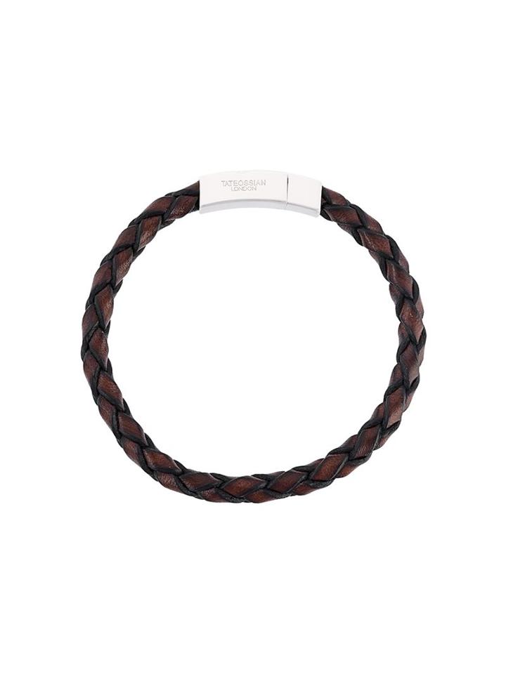 Tateossian Woven Bracelet, Brown