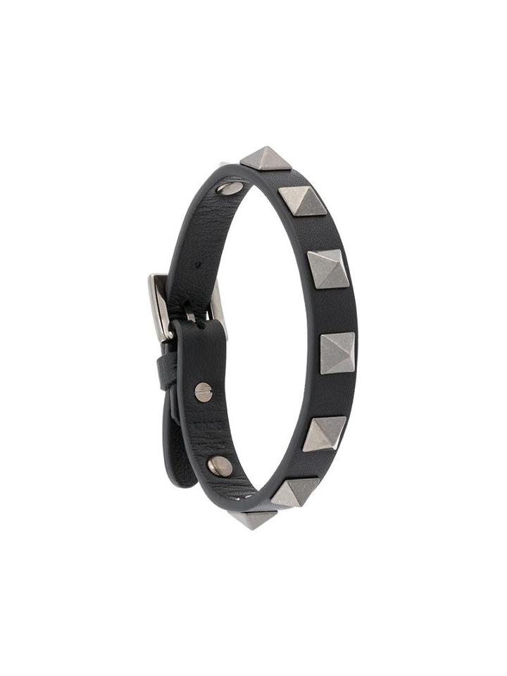 Valentino Valentino Garavani Rockstud Bracelet, Men's, Black