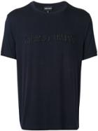 Giorgio Armani Beaded Logo T-shirt - Blue