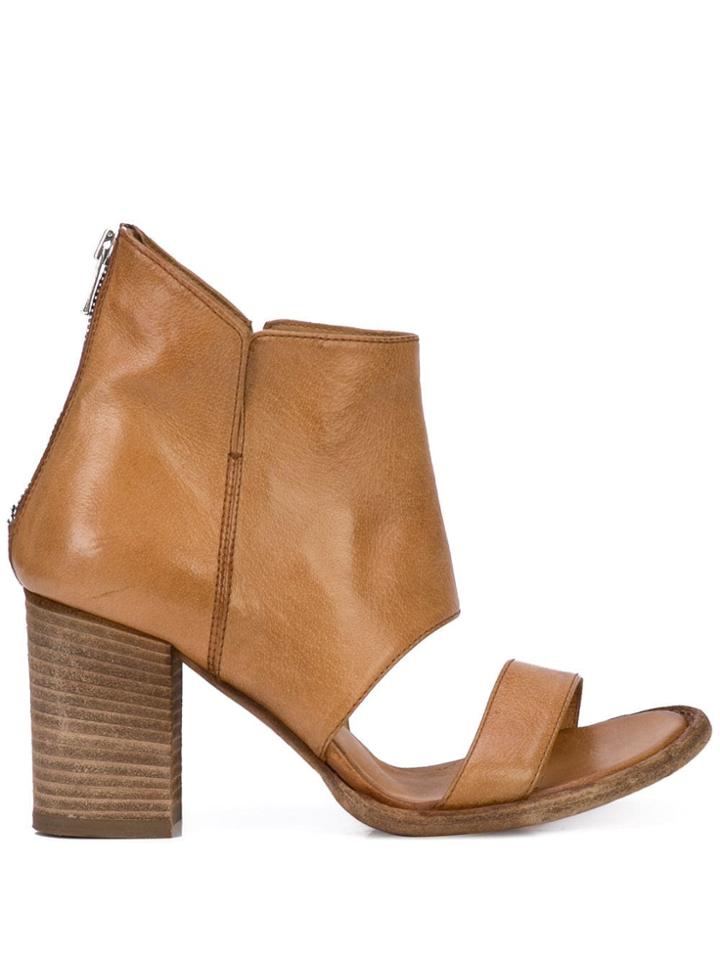 Officine Creative Open Toe Ankle Sandals - Brown