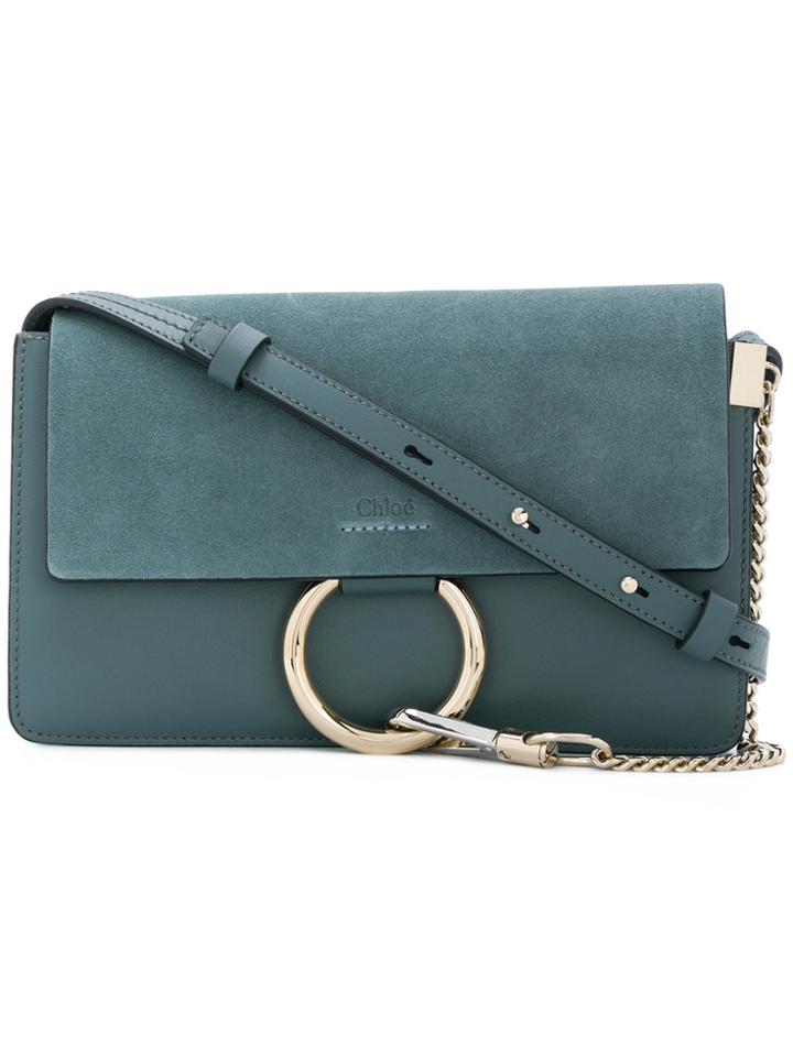 Chloé Faye Cross-body Bag - Blue
