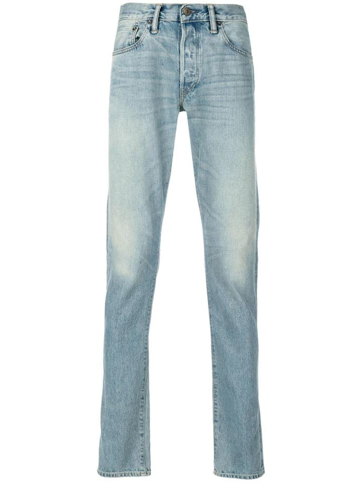 Simon Miller Stonewashed Slim-fit Jeans - Blue