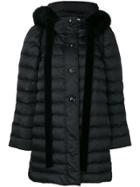 Miu Miu Hooded Coat - Black