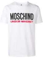 Moschino Logo Slogan T-shirt - White