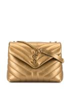 Saint Laurent Small Loulou Shoulder Bag - Gold
