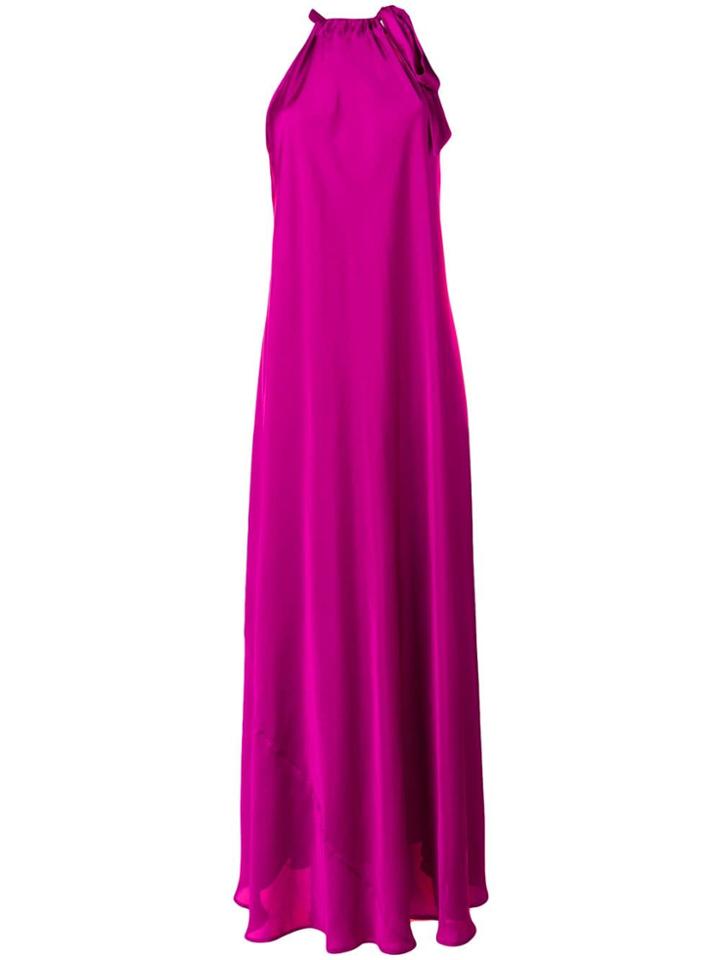 Essentiel Antwerp Halterneck Drape Dress - Pink