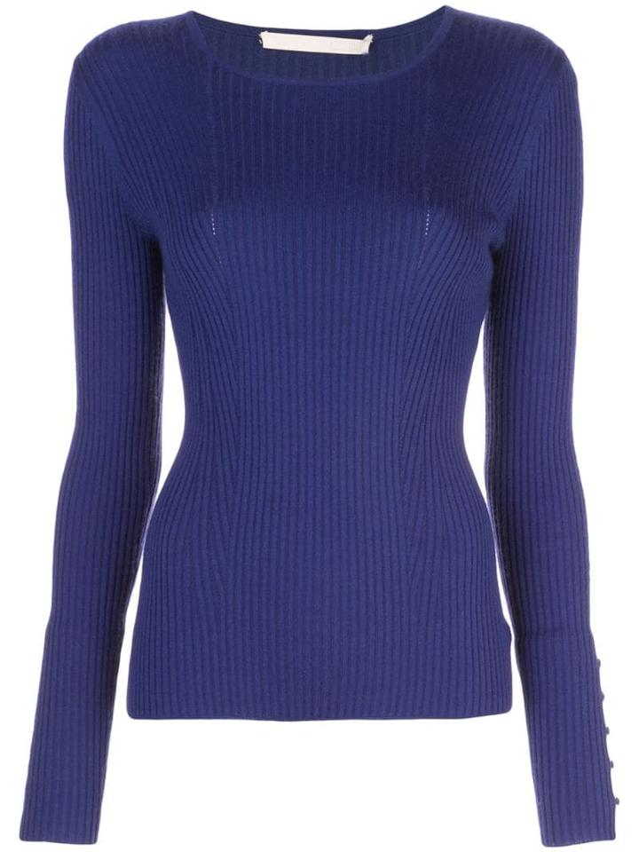 Jason Wu Collection Ribbed Knit Sweater - Purple