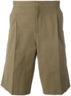 Plac Pleat Detail Shorts, Men's, Size: Small, Nude/neutrals, Cotton/rayon/polyurethane