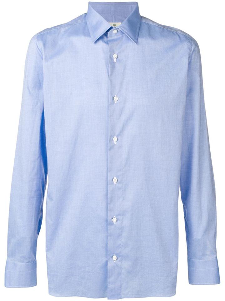 Borrelli Classic Fitted Shirt - Blue