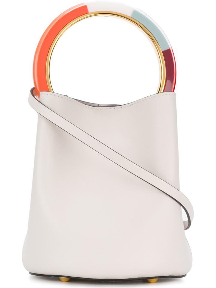 Marni Pannier Tote Bag - Nude & Neutrals