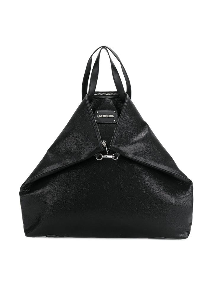 Love Moschino Transformable Shopping Bag - Black