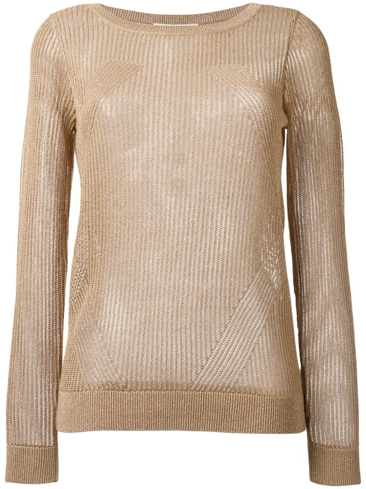 Michael Kors Ribbed Jumper - Nude & Neutrals