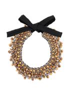 Night Market Pearl Necklace, Brown
