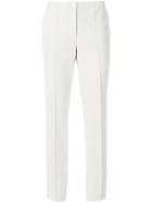 Cambio Tailored Fitted Trousers - White