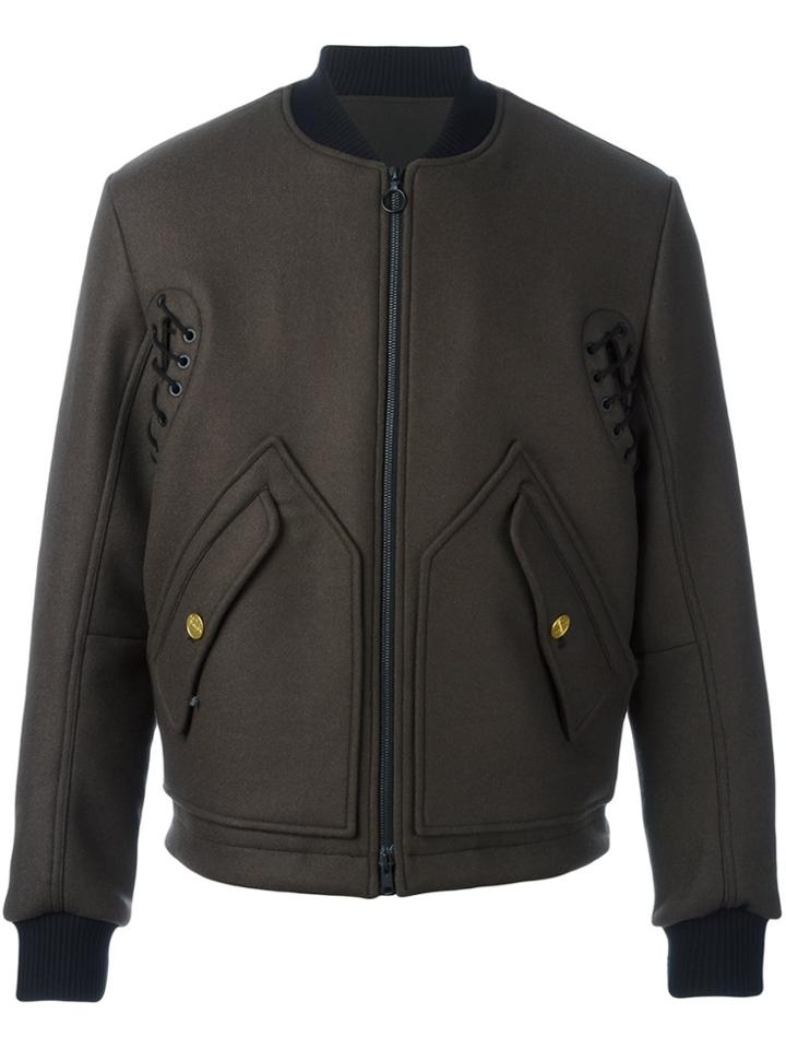 Tim Coppens Ma-1 Laced Bomber Jacket - Green