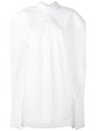 Jacquemus Oversized Mini Dress, Women's, Size: 36, White, Cotton