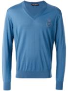 Dolce & Gabbana - Knitted Sweater - Men - Virgin Wool - 52, Blue, Virgin Wool