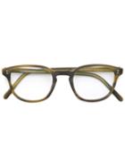 Oliver Peoples 'fairmont' Glasses, Brown, Acetate