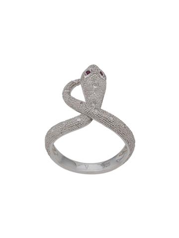 V By Laura Vann Serpent Ring - Silver