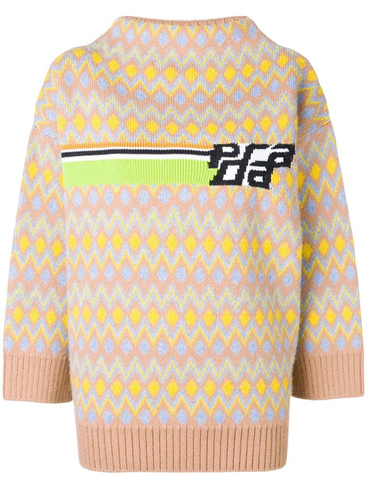 Prada Shetland Sweater - Neutrals