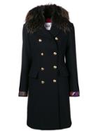 Bazar Deluxe Fur-trimmed Peacoat - Brown