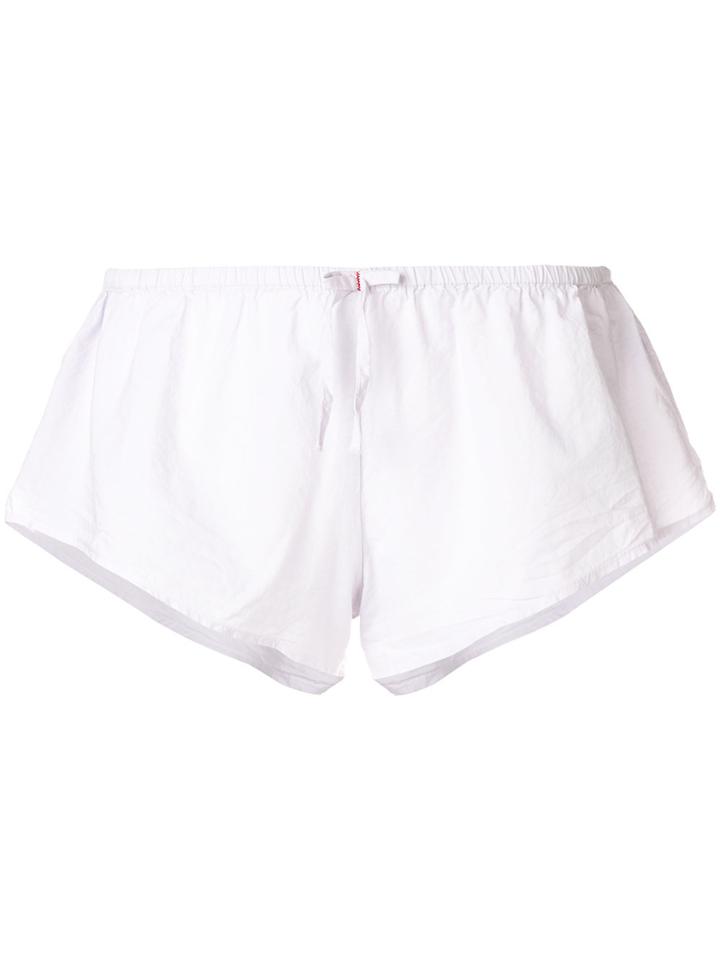 Xirena Drawstring Waist Shorts - Pink & Purple