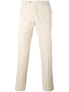 Kiton Classic Chino Trousers, Men's, Size: 56, Nude/neutrals, Cotton