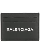 Balenciaga Logo Printed Cardholder - Black
