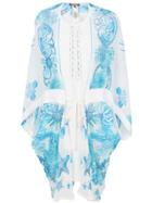 Roberto Cavalli Printed Smock Dress - Blue