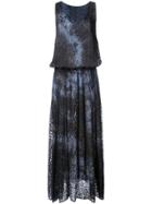 Raquel Allegra Leopard Print Dress - Blue