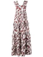 Dodo Bar Or - Paisley Print Maxi Dress - Women - Silk - 40, White, Silk
