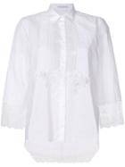 Ermanno Scervino Lace Insert Shirt - White