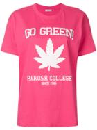 P.a.r.o.s.h. Go Green T-shirt - Pink & Purple