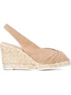 Castañer Dayana Wedge Espadrilles, Women's, Size: 35, Nude/neutrals, Cotton/rubber
